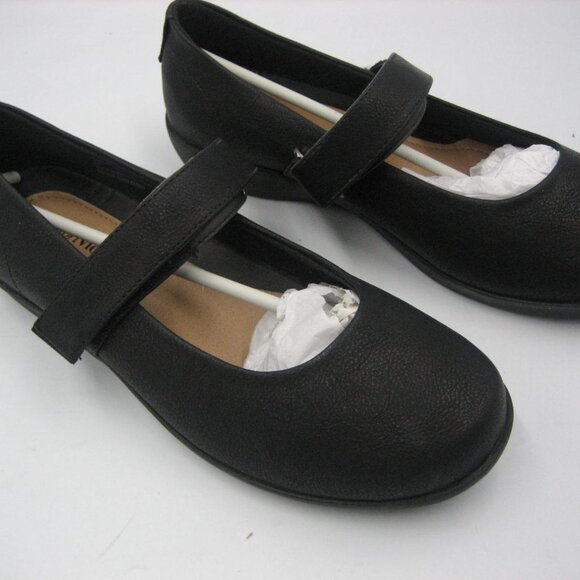 Comfortview Shoes Women's 9 The Carla Mary Jane Flat Black NEW w/ BOX - Picture 2 of 10